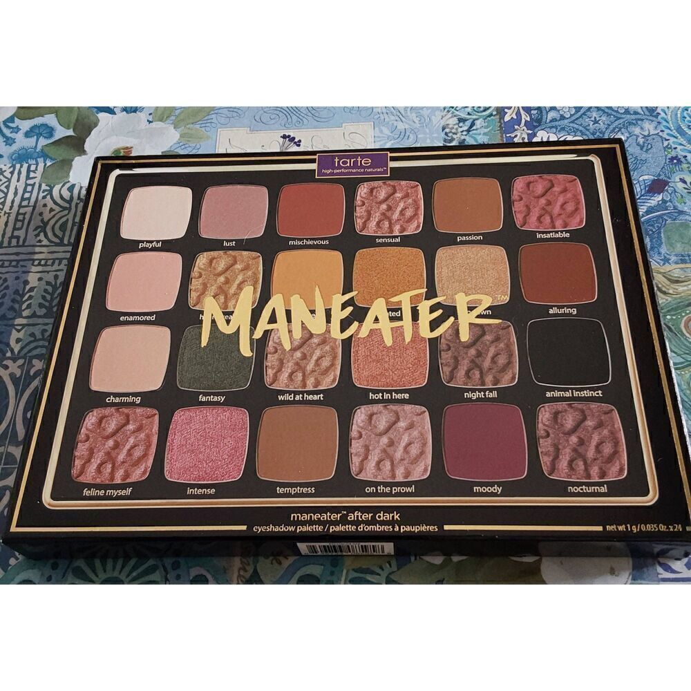 BNIB~Tarte Cosmetics Maneater After Dark Eyeshadow Palette